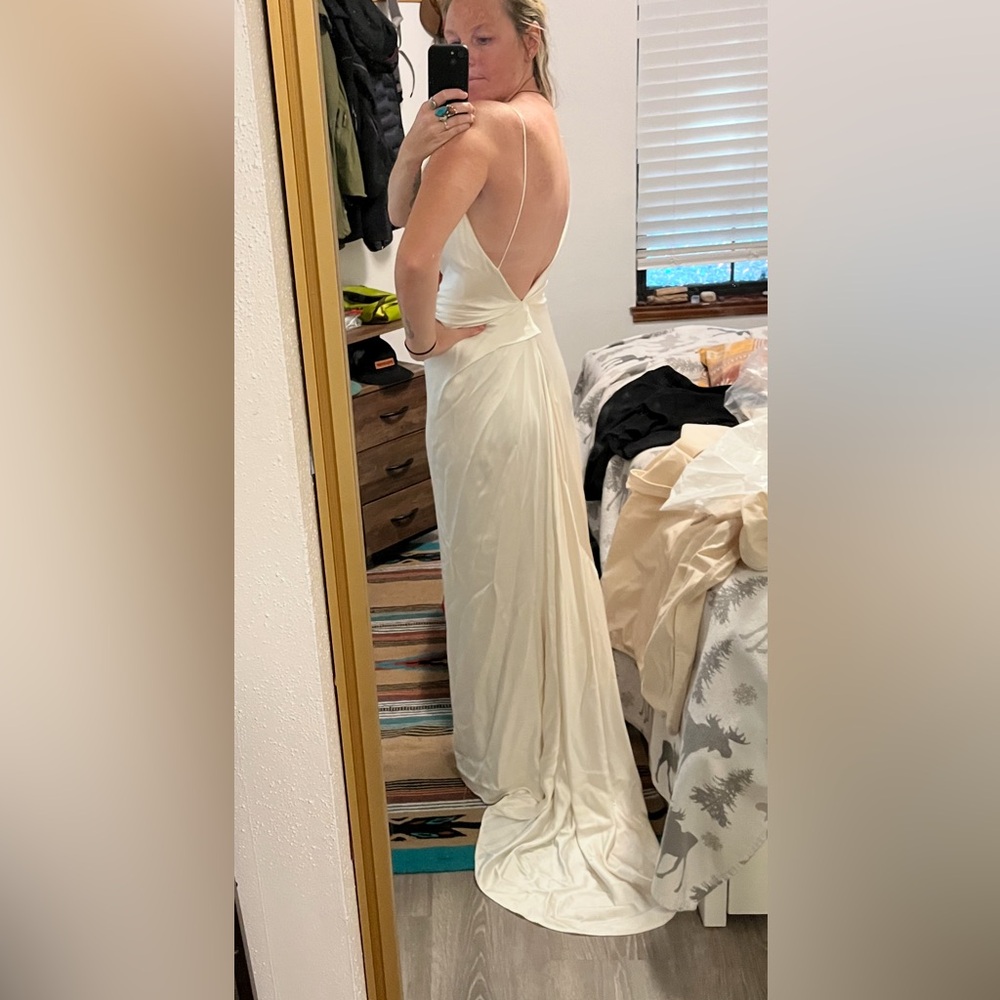 Vivienne Westwood Minerva - Asymmetrical Backless Wedding Dress Size 6